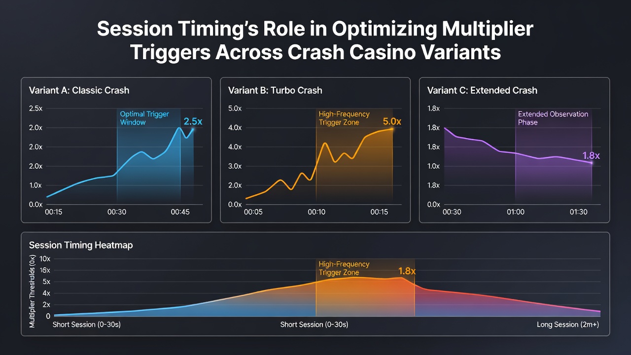 Analyse van sessietiming impact op crash game multipliers
